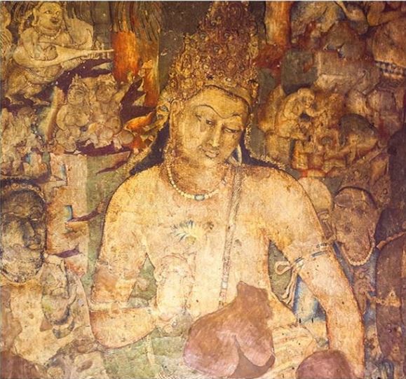 1,500 year old Unesco murals from Ajanta